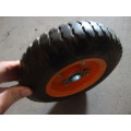 wheel barrow solid rubber tire